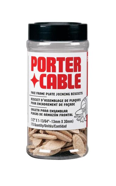Porter Cable Tube of 175 Face Frame Biscuits, large image number 0