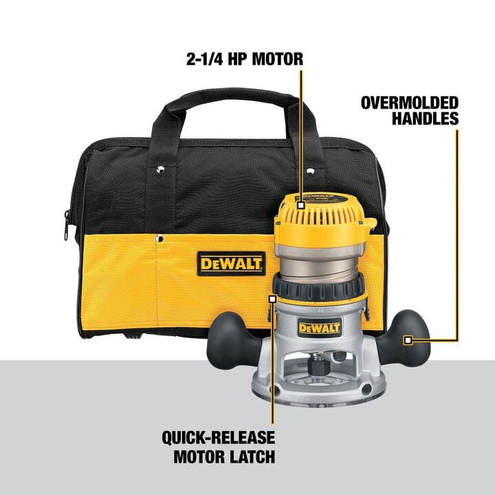 DEWALT 2.25-HP Variable Speed Fixed Corded Router, large image number 1