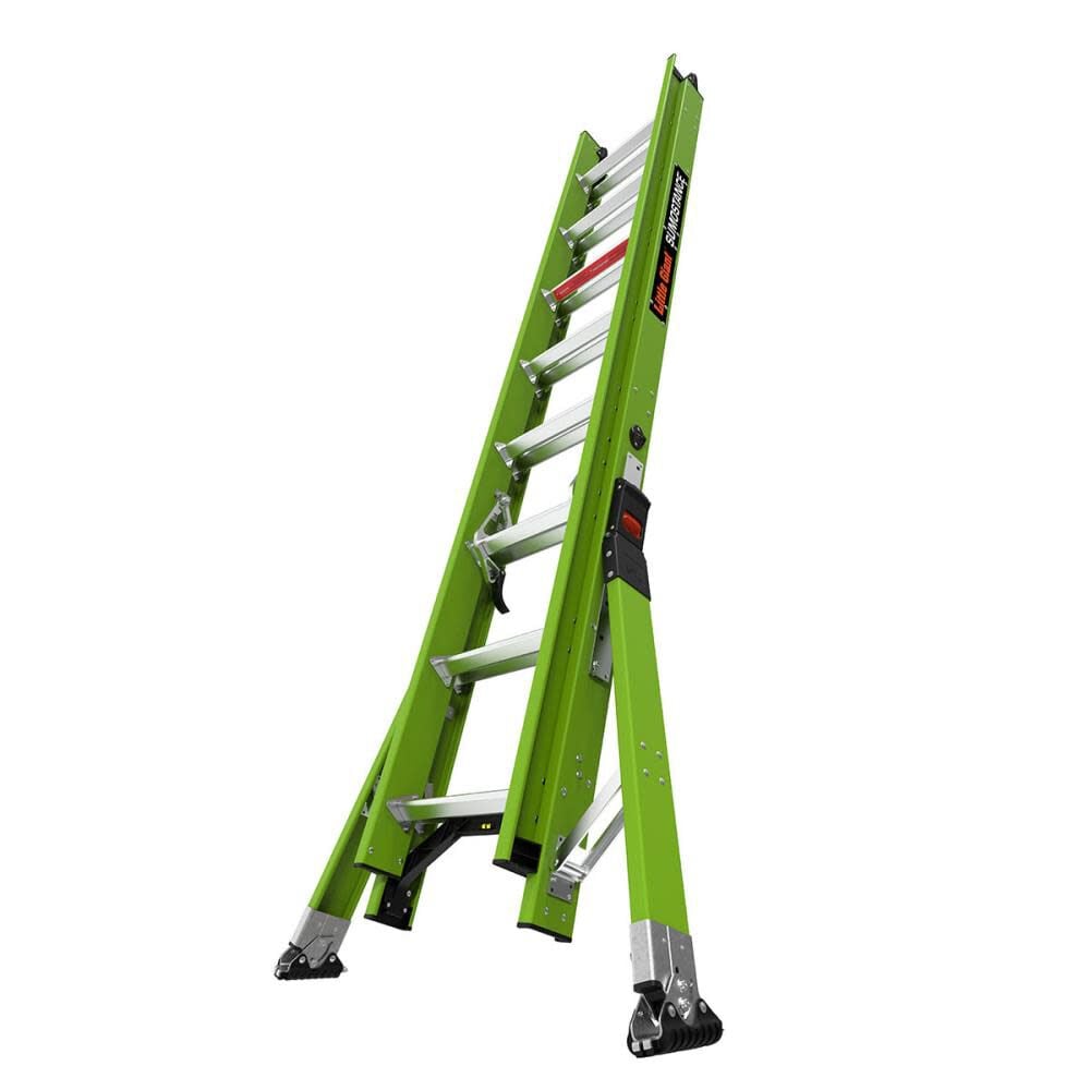 Little Giant Safety HyperLite SumoStance 16 ft Type IAA Fiberglass Extension Ladder – 17216