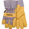 Kinco 1927 Lined Premium Grain Pigskin Palm Gloves with Safety Cuff Small 12 Pack, small image number 1
