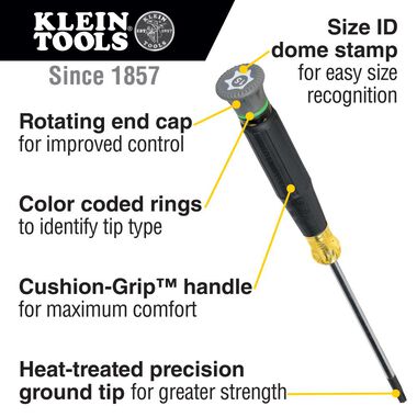 Klein Tools T6H TORX Precision Screwdriver, large image number 1