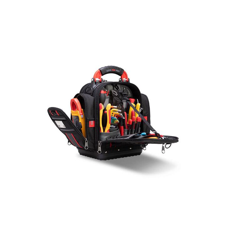 Veto Pro Pac 40 Lbs Zippered Compact Service Tool Bag, Black/Red, large image number 3