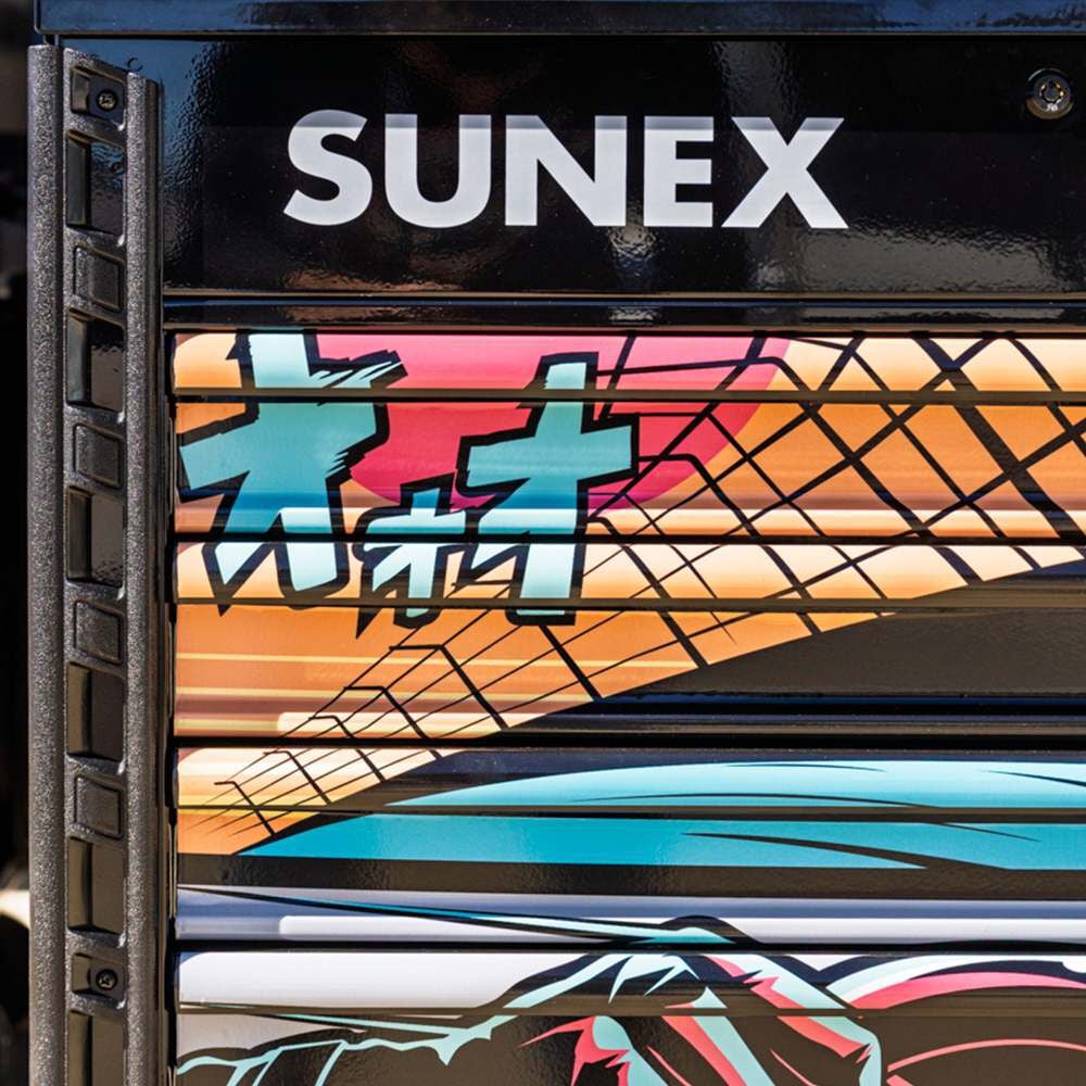 Sunex 39 Inch 6 Drawer Premium Service Cart with RAD DAN Design, large image number 6
