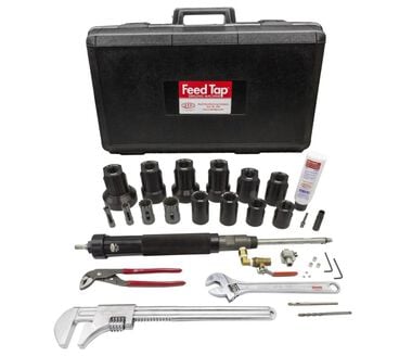 Reed Mfg Feed Tap Drilling Machine Complete Kit For Waterworks FT2000UNIV (09165)