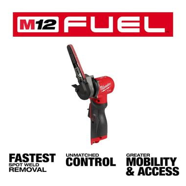 Milwaukee M12 FUEL Bandfile 3/8inch X 13inch (Bare Tool), large image number 2