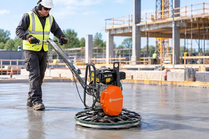 Husqvarna Construction BG 245 H4 3.5HP 600mm Gas Power Trowel Reconditioned, large image number 1