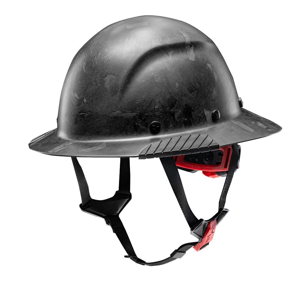 Lift DAX Forged Carbon Full Brim Hard Hat (Gloss Black