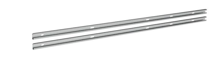 Weather Guard Folding Shelf Mounting Rails, RAM ProMaster 136 Inch Wheelbase Passenger and Driver Rear