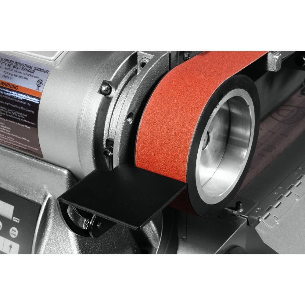 JET 8-Inch Variable Speed Industrial Grinder and 2 x 48 Belt Sander, large image number 7