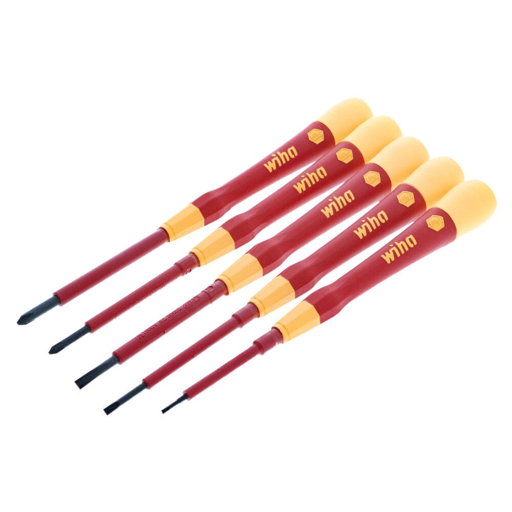 Wiha Insulated PicoFinish Slotted Set 5 Piece, large image number 1