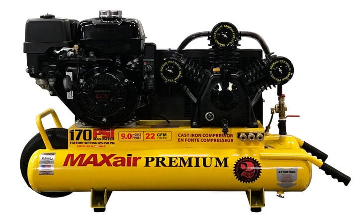 MAXair 10 Gallon Twin Tank Air Compressor