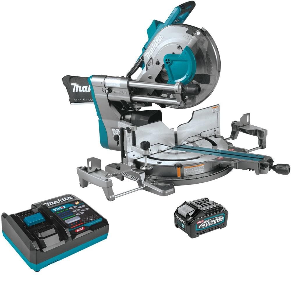 Makita 40V max XGT 12in Dual Bevel Sliding Compound Miter Saw Kit – GSL04M1