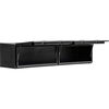 Buyers Products Company 18x16x96 Textured Matte Black Diamond Tread Aluminum Topsider Truck Box with Flip-Up Door, small image number 3