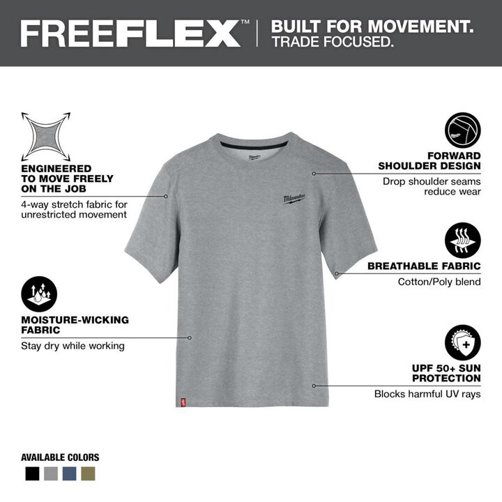 Milwaukee Hybrid Work Tee Short Sleeve, large image number 1