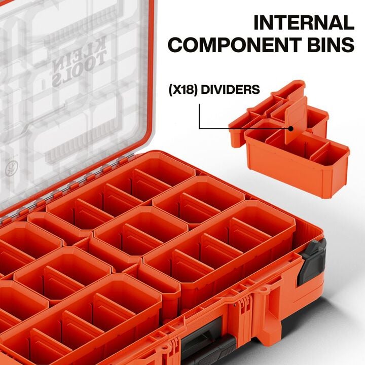 Klein Tools MODbox Rolling, Medium, Small, and Component Boxes Bundle, large image number 18