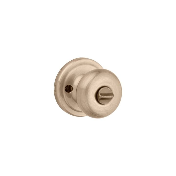 Kwikset Antique Brass Signature Series Keyed Entry Juno Door Knob, large image number 1
