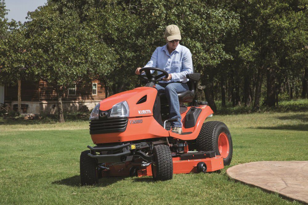 Kubota t new arrivals series lawn tractors