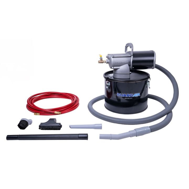 Guardair PowerQUAD 5 Gallon Pneumatic Vacuum Kit with 1-1/4 Inch Inlet