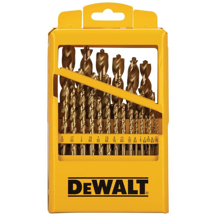 DEWALT 29PC Titanium Nitride Coated Pilot Point Drill Bit Set, large image number 1