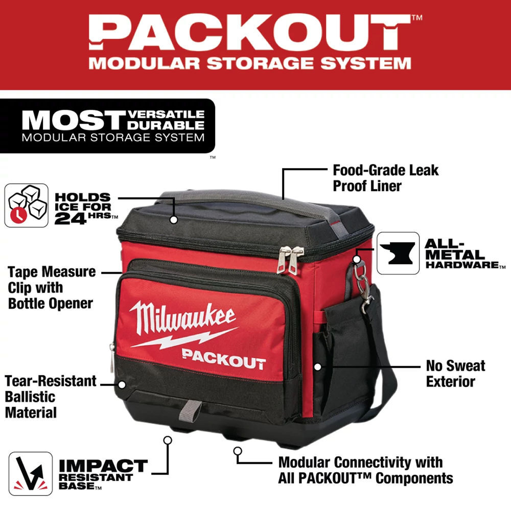 Milwaukee PACKOUT Cooler, large image number 7