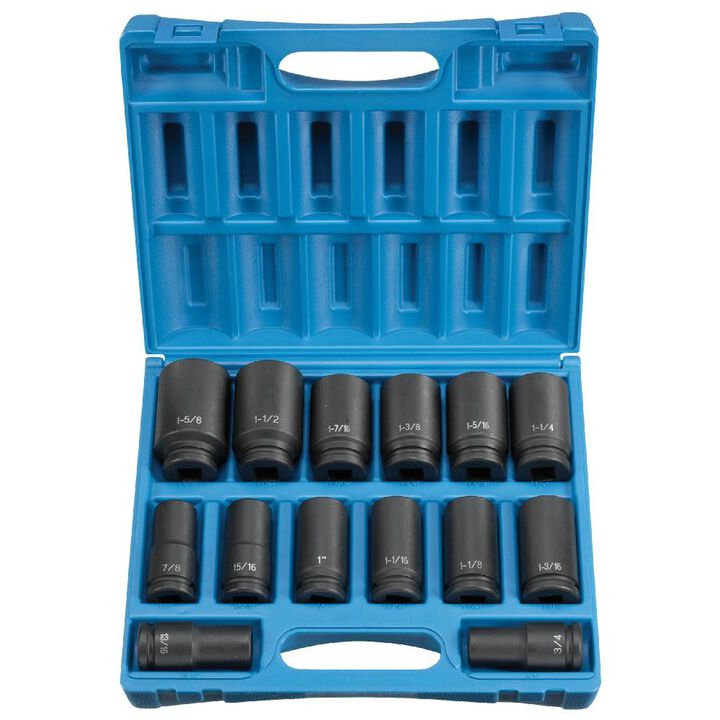 Grey Pneumatic 3/4 In. Dr. 14 pc. Deep Length Set