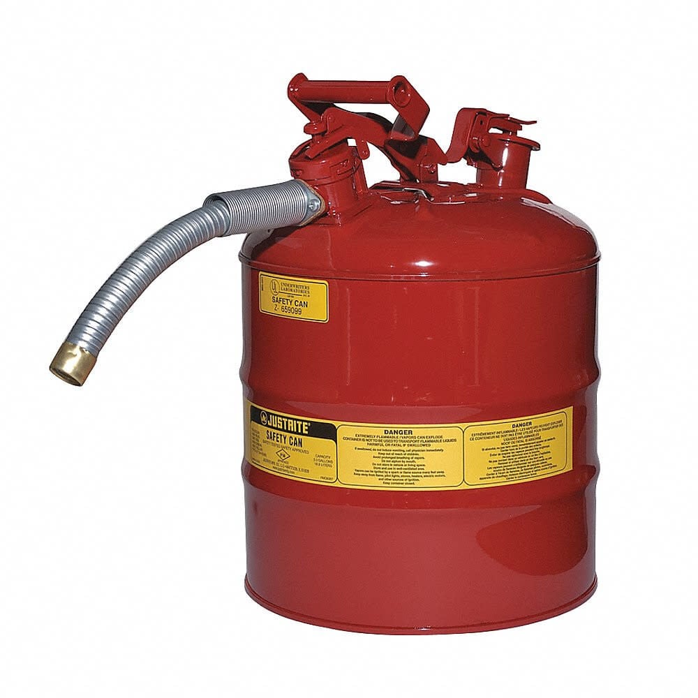 Justrite 1 Inch x 9 Inch Flexible Hose Replacement for Type II Safety Cans, large image number 3