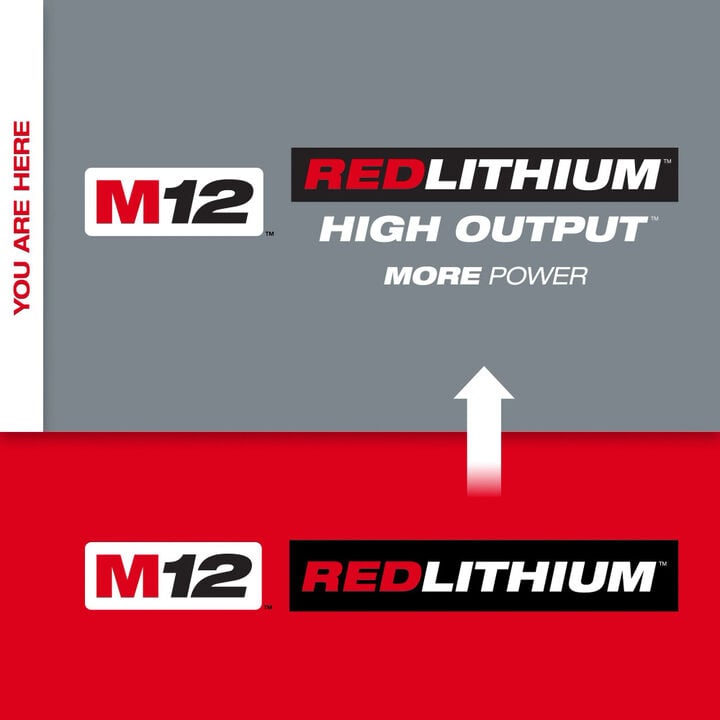 Milwaukee M12 FUEL 1/4 Inch Die Grinder Kit and M12 REDLITHIUM XC 12V 5Ah Lithium Ion Power Tool Battery Pack Bundle, large image number 13