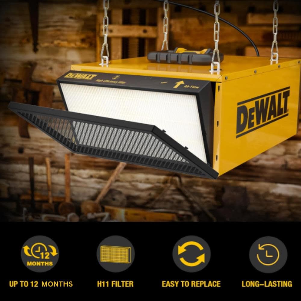DEWALT High Efficiency Replacement Filter for DWXAF101 Air Filtration