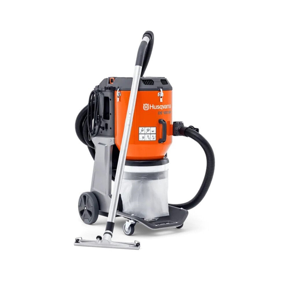 Husqvarna Construction DE 120 SH 2.45HP 253 CFM H-Class Extractor Reconditioned, large image number 2