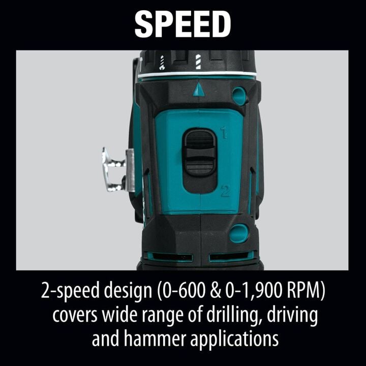 Makita 18V LXT Lithium-Ion Cordless Hammer Drill (Bare Tool), large image number 4