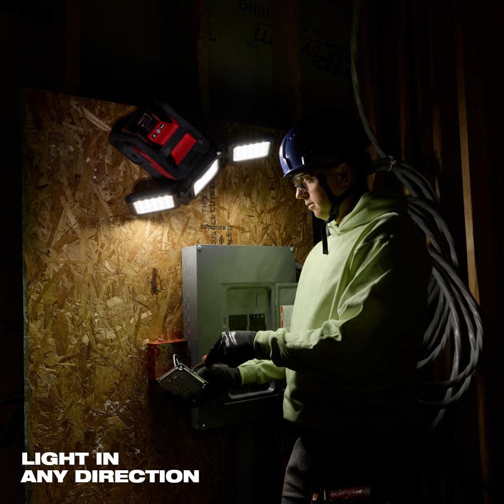 Triple flood light discount