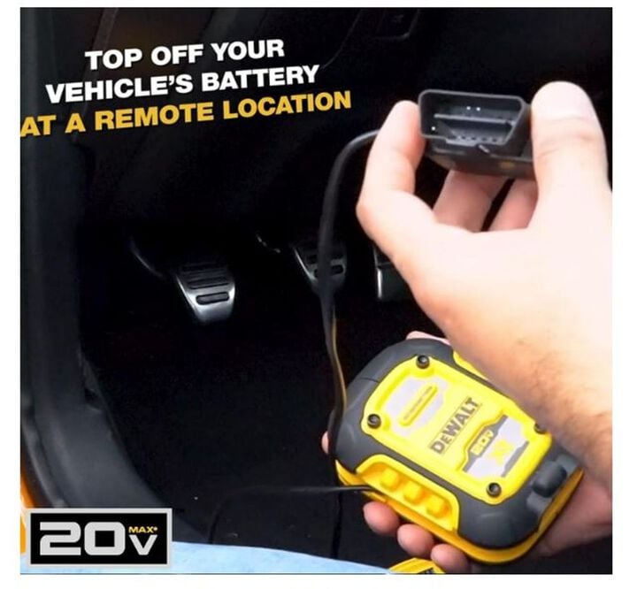 DEWALT 1 Amp Battery Charger & Battery Maintainer For Use With 20V Lithium Battery Pack, large image number 4
