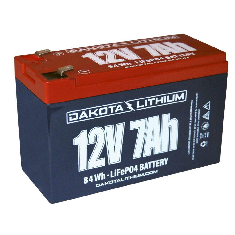 Dakota Lithium Battery 12V 7Ah LifePO4 – DL12V07AH