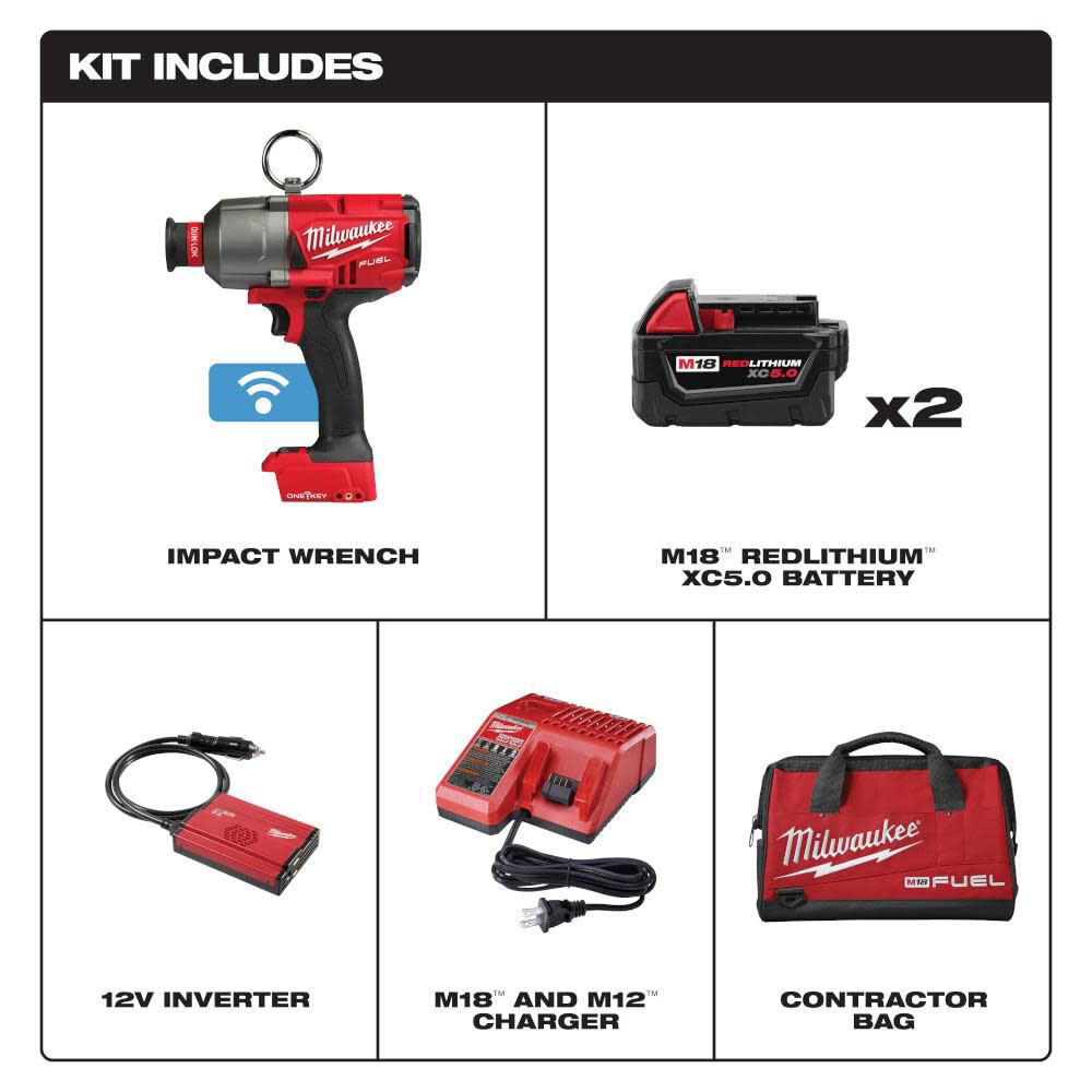 Milwaukee M18 Fuel One Key 7 16in Hex Utility High Torque Impact Wrench Kit 2865 22 Simolary simolary.com 6