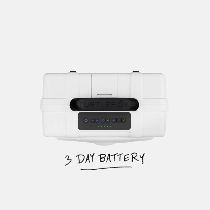 Turtlebox ORIGINAL Generation 3 Speaker, White, large image number 4
