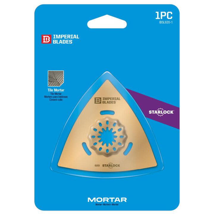 Imperial Blades Starlock 3 1/8in Carbide Grit Triangle Rasp 1pc, large image number 1