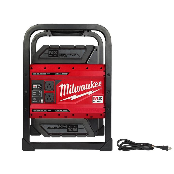 Milwaukee MX Fuel Carry-On 3,600 Watt Lithium-Ion 2 Battery Portable Power Supply Kit, large image number 22
