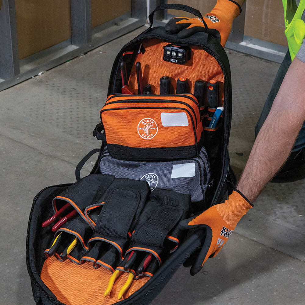 い出のひと時に、とびきりのおしゃれを！ Klein Tools Double Zipper Tool Bag, 2-Pack 55579 - Acme Tools 小物