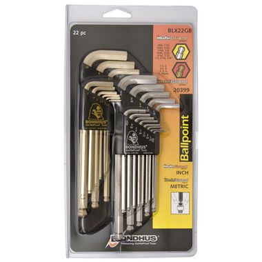 Bondhus Balldriver L-Wrench Double Pack