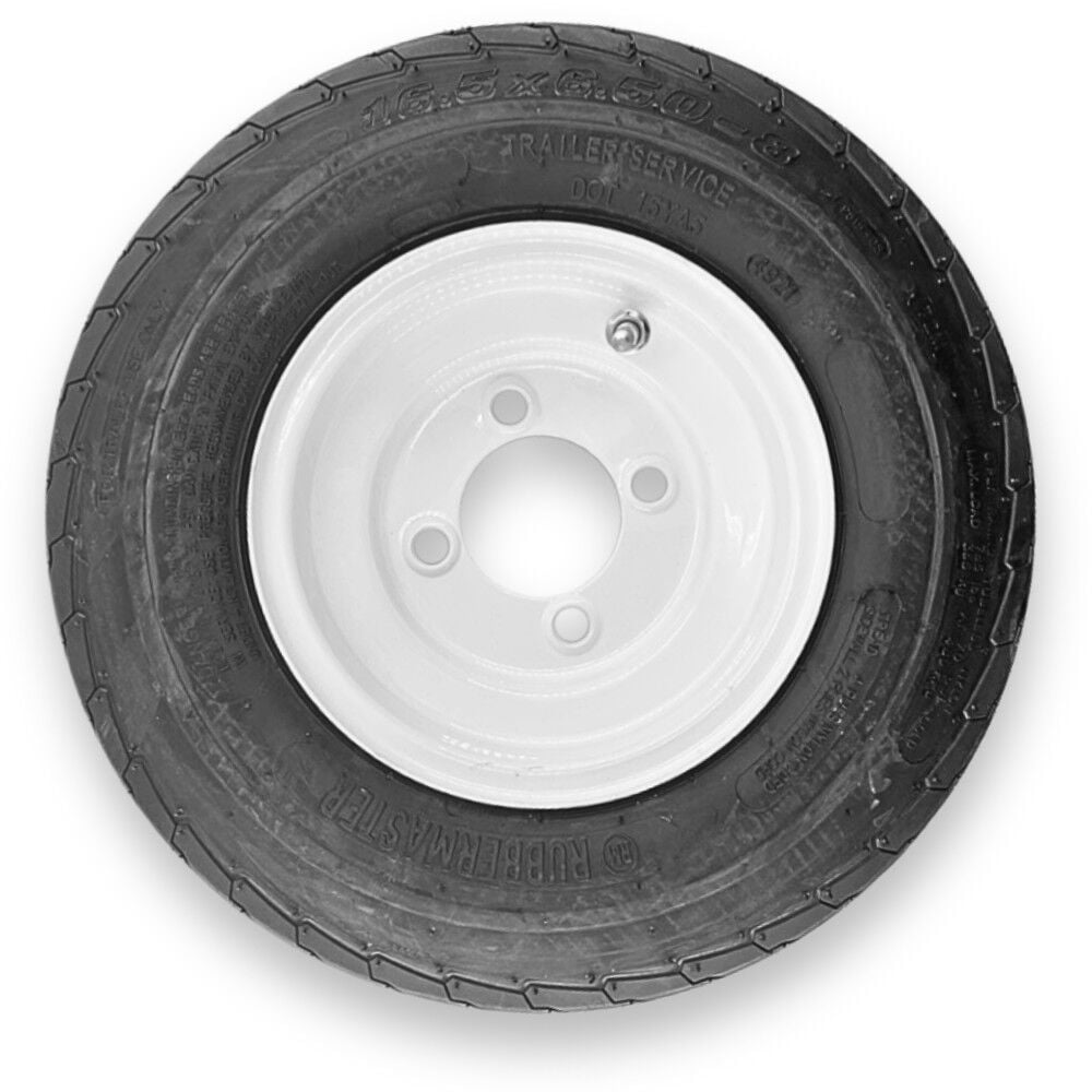 Rubbermaster Tire 16.5 x 6.50-8 6P TL & MTD 8 x 5.375 4on 4 STAMPED, large image number 1