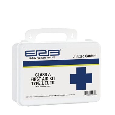 ERB Class A Unitized First Aid Kit Type I II and III (plastic), large image number 0