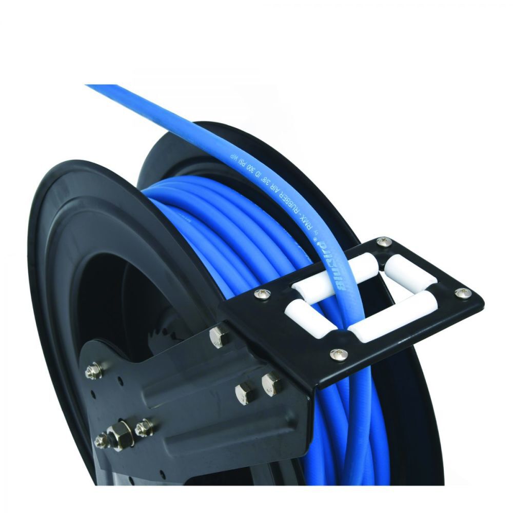 BluBird 3/8 Inch x 50 Ft. Black Steel Air Hose Reel Assembly, large image number 2