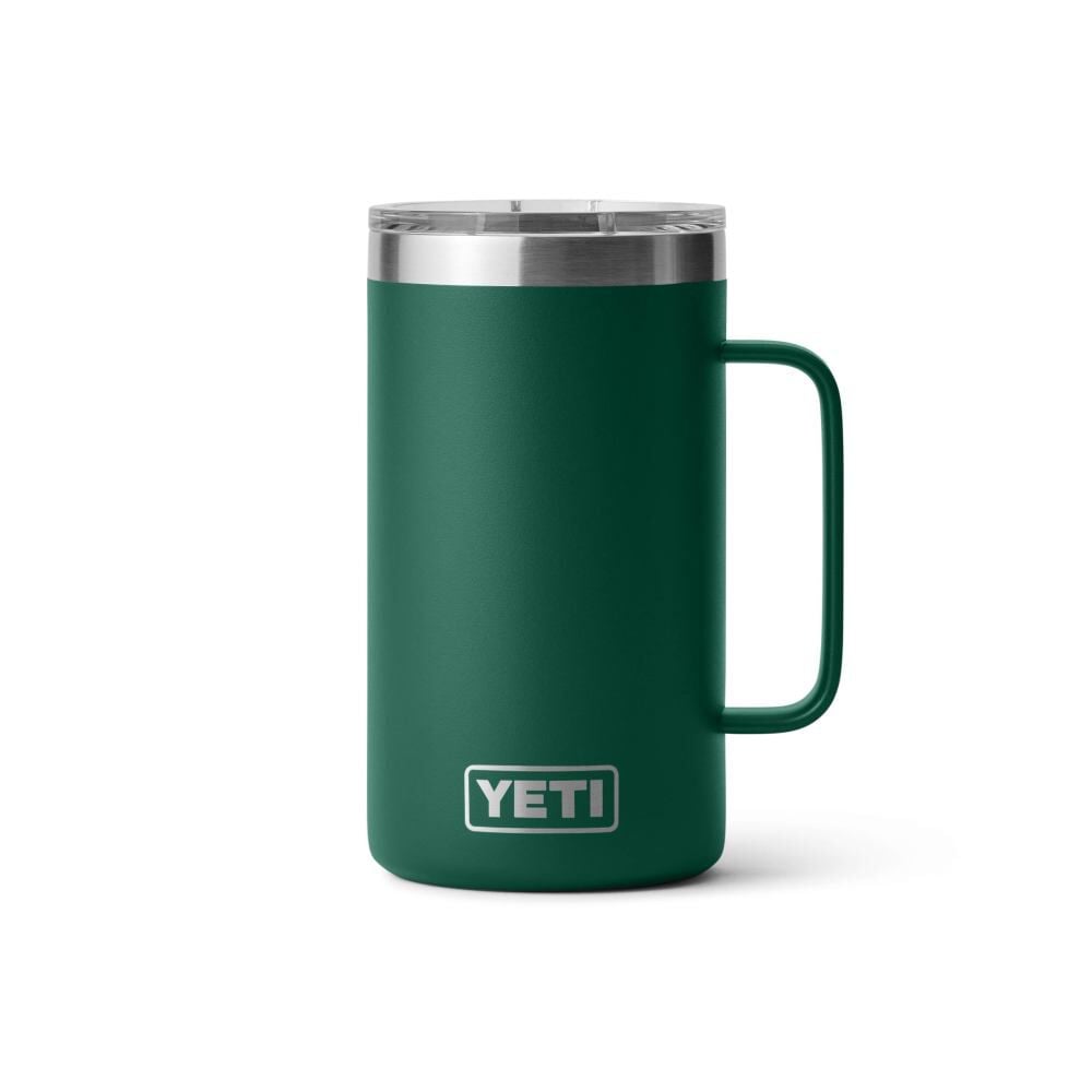YETI Rambler 24 Oz Stackable Mug with Magslider Lid Black Forest Green – 21071505926