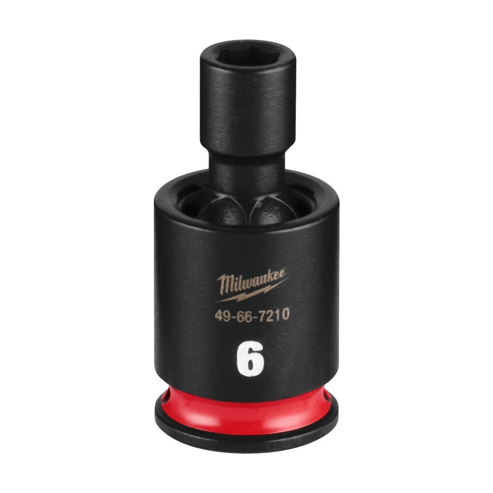 Milwaukee SHOCKWAVE Impact Duty 1/4 Inch Drive 6MM Standard Swivel Socket - 49-66-7210