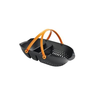 Fiskars Black Durable Plastic Garden Harvest Basket