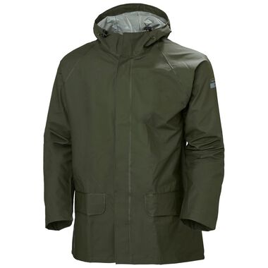 Helly Hansen Mandal Rain Jacket Polyester Army Green 3X