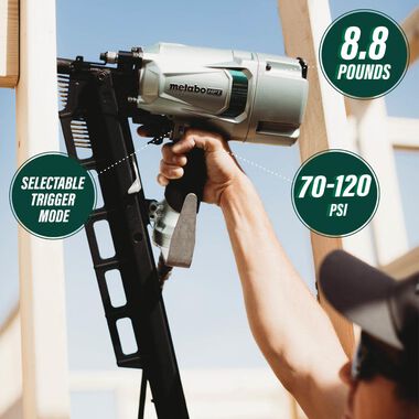 Metabo HPT 3 1/4in Framing Nailer Plastic Collated, large image number 1