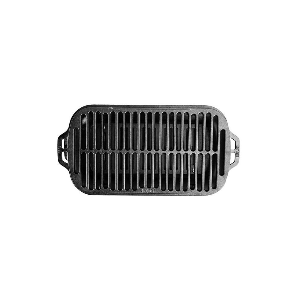 Lodge Cast Iron Sportsmans Pro Black Cast Iron Charcoal Grill, large image number 2