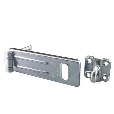 Master Lock Hasp 6in Zinc Plated Hardened Steel Hinge 1pk