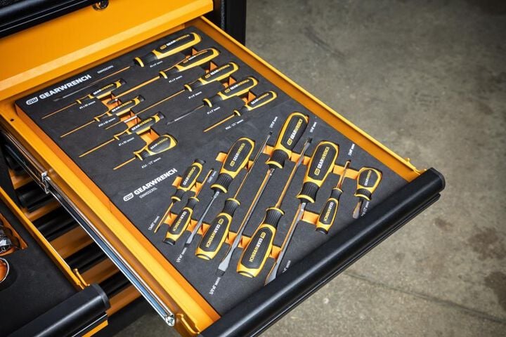 GEARWRENCH Phillips Dual Material Screwdriver Set in Foam Storage Tray 9pc, large image number 3